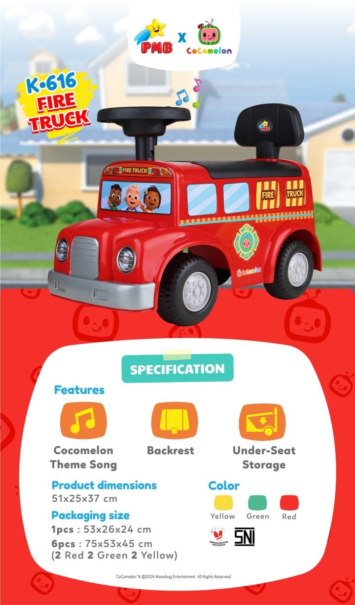 Ride On Cocomelon PMB K-616